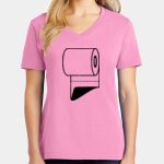 Women's Core Cotton V Neck Tee Thumbnail