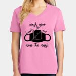 Women's Core Cotton V Neck Tee Thumbnail