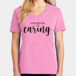 Women's Core Cotton V Neck Tee Thumbnail