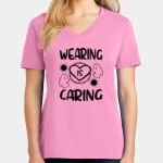Women's Core Cotton V Neck Tee Thumbnail