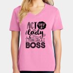 Women's Core Cotton V Neck Tee Thumbnail