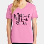 Women's Core Cotton V Neck Tee Thumbnail