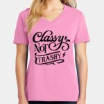 Women's Core Cotton V Neck Tee Thumbnail