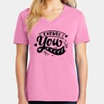 Women's Core Cotton V Neck Tee Thumbnail