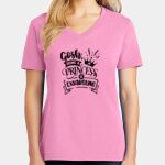 Women's Core Cotton V Neck Tee Thumbnail