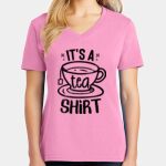Women's Core Cotton V Neck Tee Thumbnail