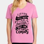Women's Core Cotton V Neck Tee Thumbnail
