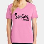 Women's Core Cotton V Neck Tee Thumbnail