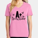 Women's Core Cotton V Neck Tee Thumbnail