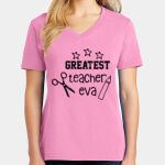 Women's Core Cotton V Neck Tee Thumbnail