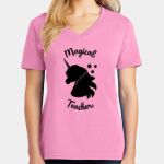 Women's Core Cotton V Neck Tee Thumbnail