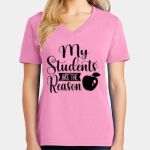 Women's Core Cotton V Neck Tee Thumbnail