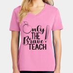 Women's Core Cotton V Neck Tee Thumbnail