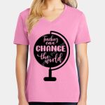 Women's Core Cotton V Neck Tee Thumbnail