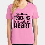 Women's Core Cotton V Neck Tee Thumbnail