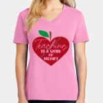 Women's Core Cotton V Neck Tee Thumbnail