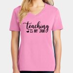 Women's Core Cotton V Neck Tee Thumbnail