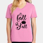 Women's Core Cotton V Neck Tee Thumbnail