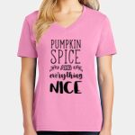 Women's Core Cotton V Neck Tee Thumbnail