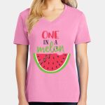 Women's Core Cotton V Neck Tee Thumbnail