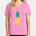 Women's Core Cotton V Neck Tee Thumbnail