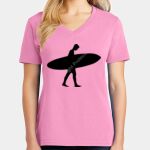 Women's Core Cotton V Neck Tee Thumbnail