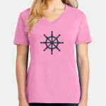 Women's Core Cotton V Neck Tee Thumbnail