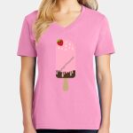 Women's Core Cotton V Neck Tee Thumbnail