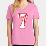 Women's Core Cotton V Neck Tee Thumbnail