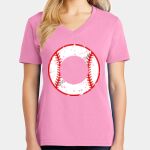 Women's Core Cotton V Neck Tee Thumbnail