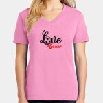 Women's Core Cotton V Neck Tee Thumbnail