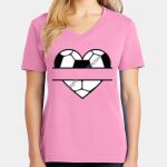 Women's Core Cotton V Neck Tee Thumbnail