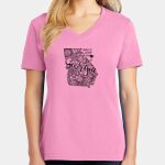 Women's Core Cotton V Neck Tee Thumbnail