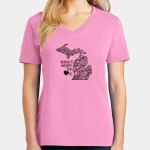 Women's Core Cotton V Neck Tee Thumbnail