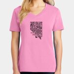 Women's Core Cotton V Neck Tee Thumbnail