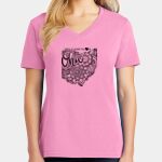 Women's Core Cotton V Neck Tee Thumbnail