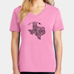 Women's Core Cotton V Neck Tee Thumbnail