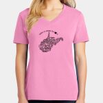 Women's Core Cotton V Neck Tee Thumbnail