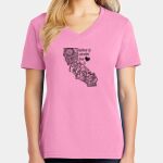 Women's Core Cotton V Neck Tee Thumbnail