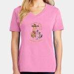 Women's Core Cotton V Neck Tee Thumbnail