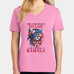 Women's Core Cotton V Neck Tee Thumbnail