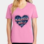 Women's Core Cotton V Neck Tee Thumbnail