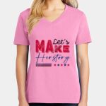 Women's Core Cotton V Neck Tee Thumbnail