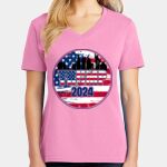 Women's Core Cotton V Neck Tee Thumbnail