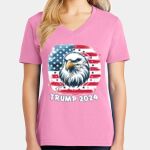 Women's Core Cotton V Neck Tee Thumbnail