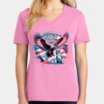 Women's Core Cotton V Neck Tee Thumbnail