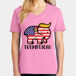 Women's Core Cotton V Neck Tee Thumbnail