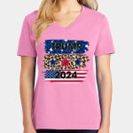 Women's Core Cotton V Neck Tee Thumbnail