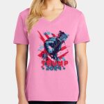 Women's Core Cotton V Neck Tee Thumbnail