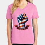 Women's Core Cotton V Neck Tee Thumbnail